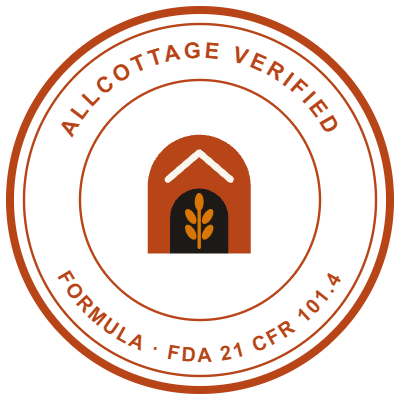 AllCottage Verified Formula · FDA 21 CFR 101.4