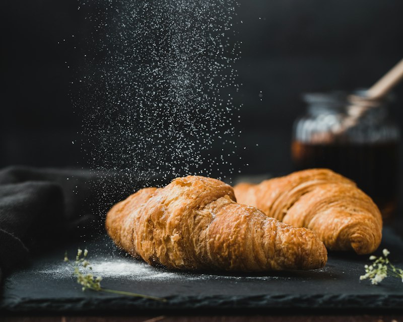 Golden Flaky Butter Croissants